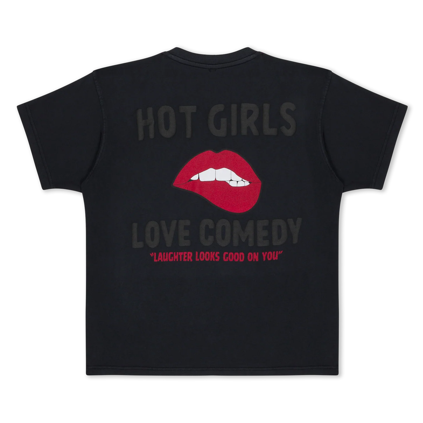 Hot Girls Black T-Shirt - Image 3