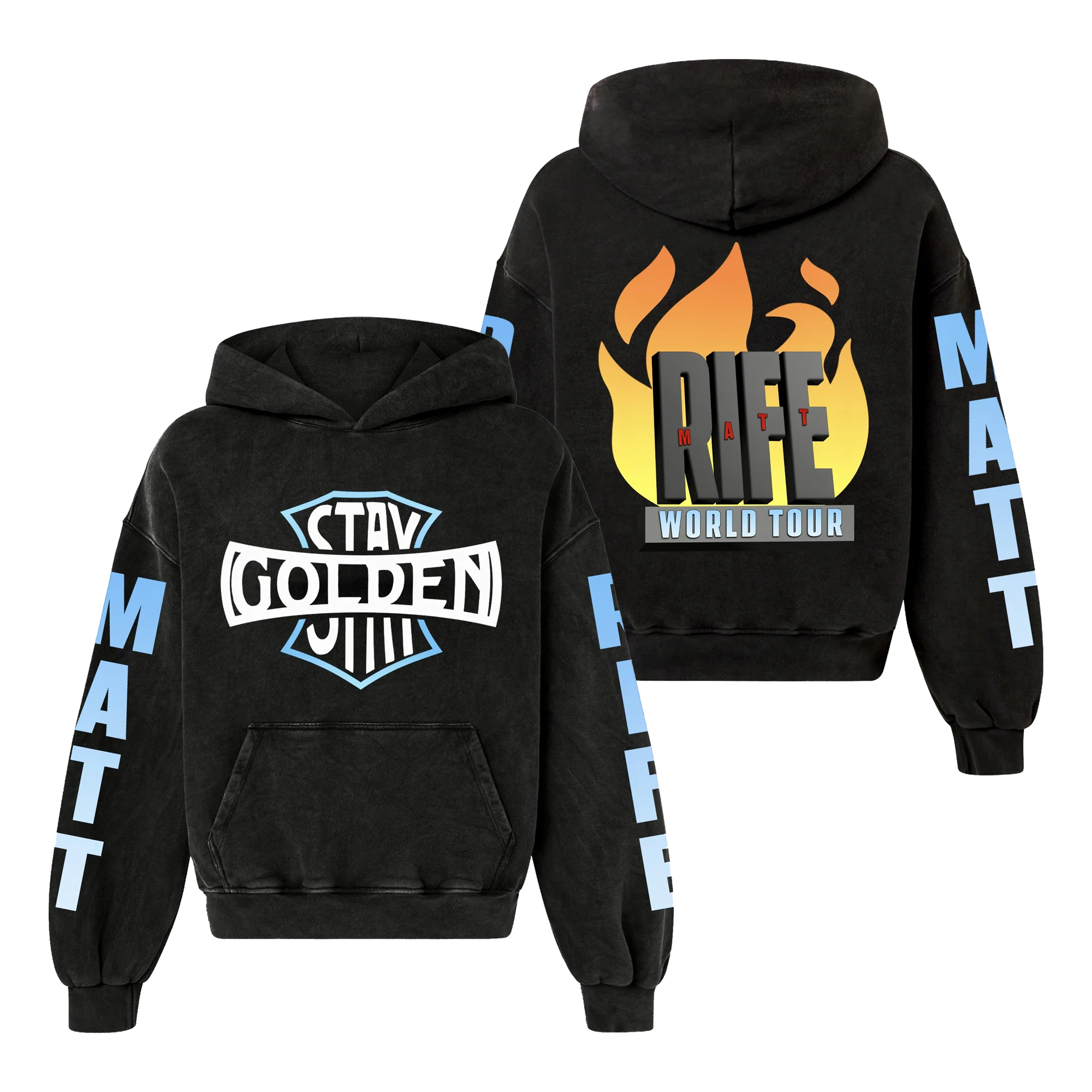Matt Rife Stay Golden 2026 World Tour Hoodie